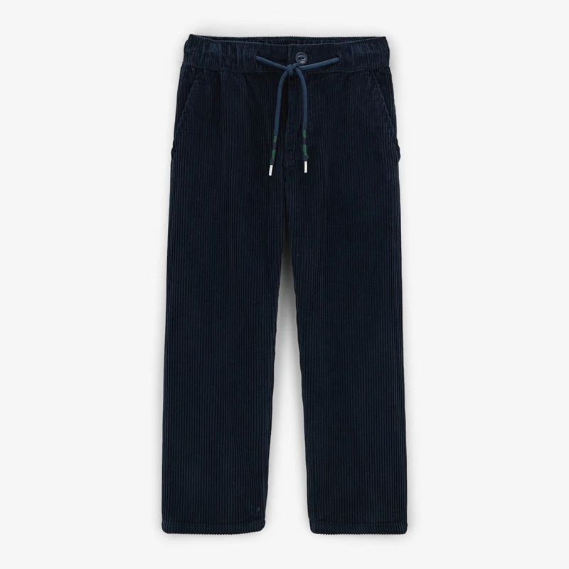 Pantalon 549 regular taille élastiquée confort garçon bleu dark navy
