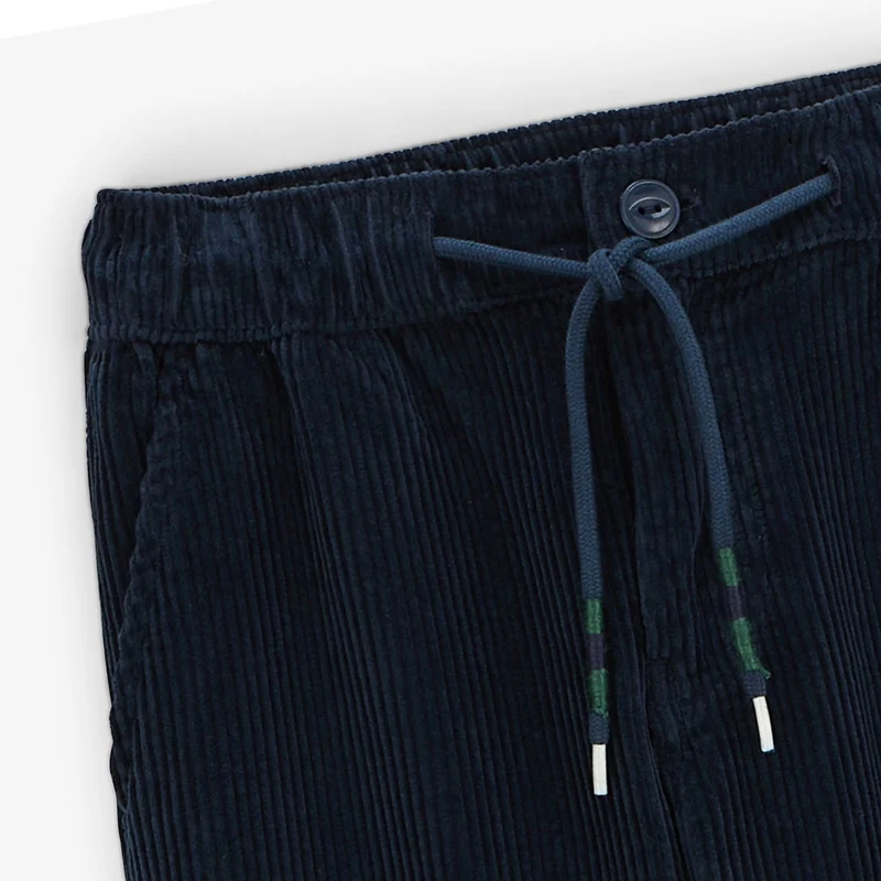 Pantalon 549 regular taille élastiquée confort garçon bleu dark navy