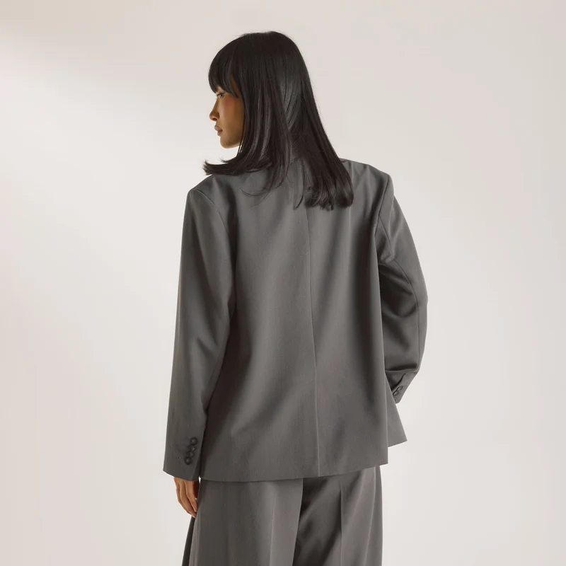 Blazer Oversize - Charbon
