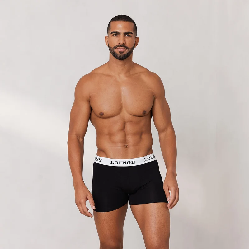 Boxers Everyday pour Homme (pack de 3) - Noir