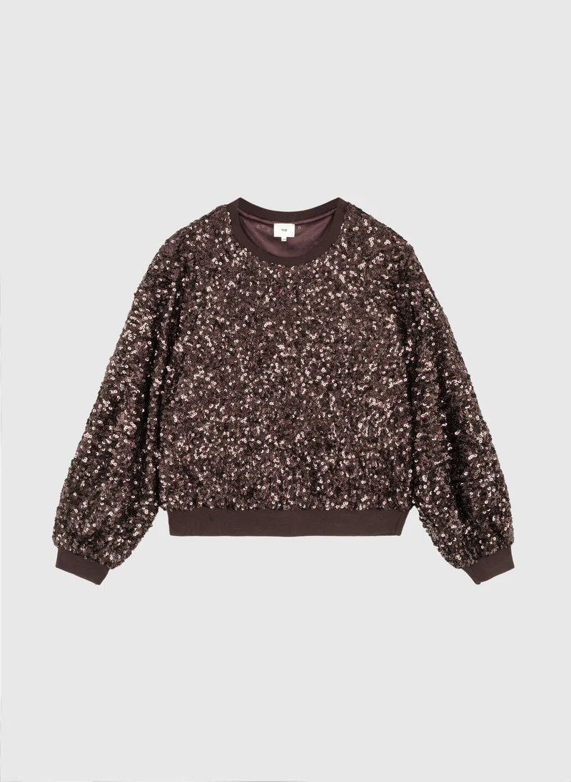 SWEAT AFLIMANA brun