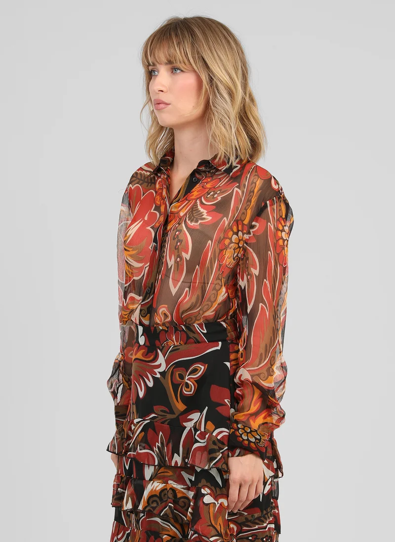 CHEMISE SABELYNA tosca noir