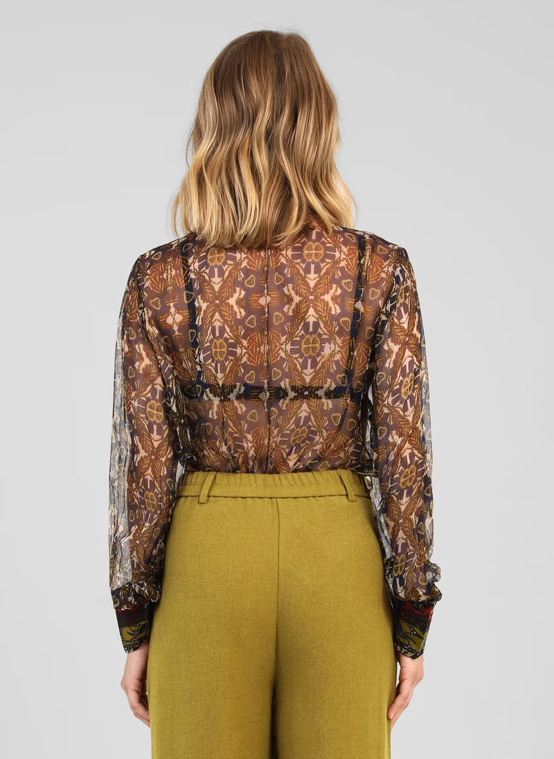 CHEMISE SARILA feria olive