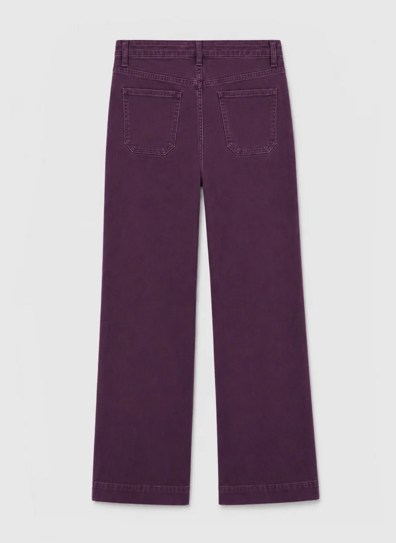 PANTALON PARMY aubergine