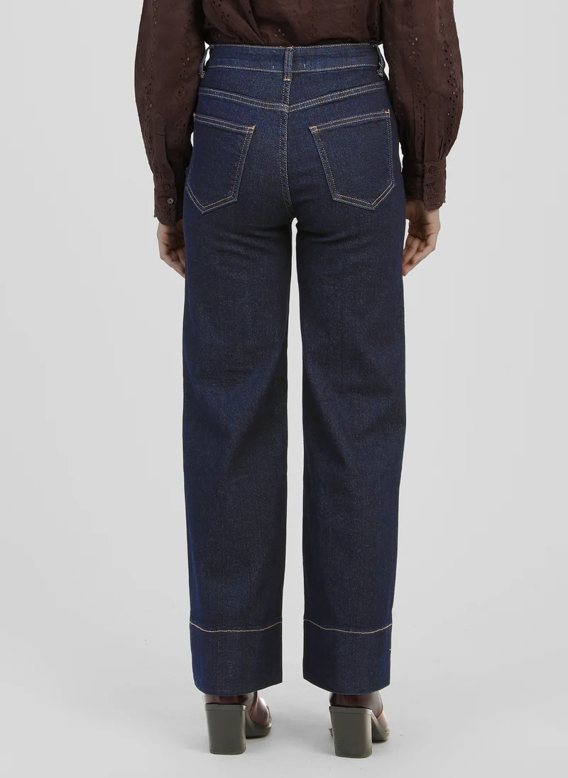 PANTALON PIPLIS JEAN brut