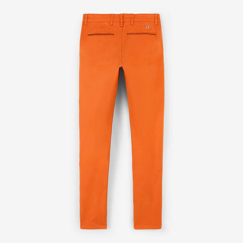 Chino 702 coupe droite confort terracotta