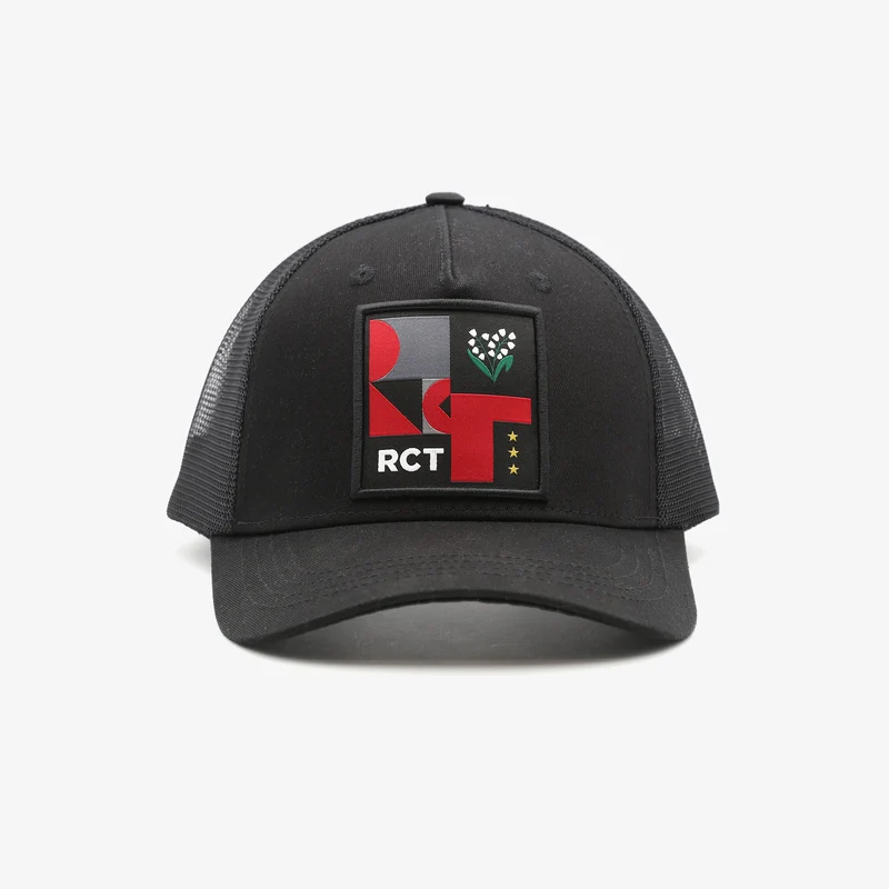 Casquette trucker 100% coton noire Rugby Club Toulonnais