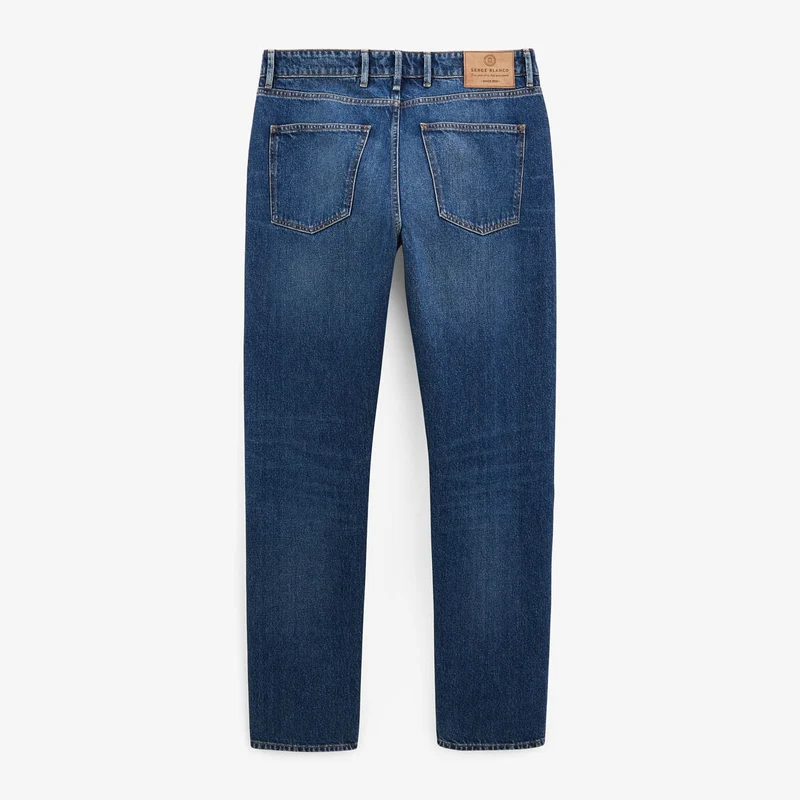 Jean 331 tapered fit stone blue en coton