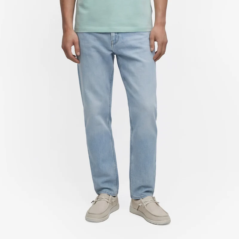 Jean 331 tapered fit bleu bleach en coton