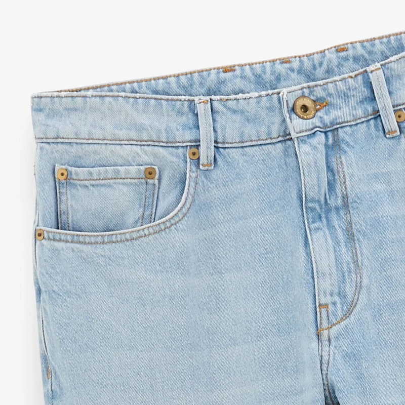 Jean 331 tapered fit bleu bleach en coton