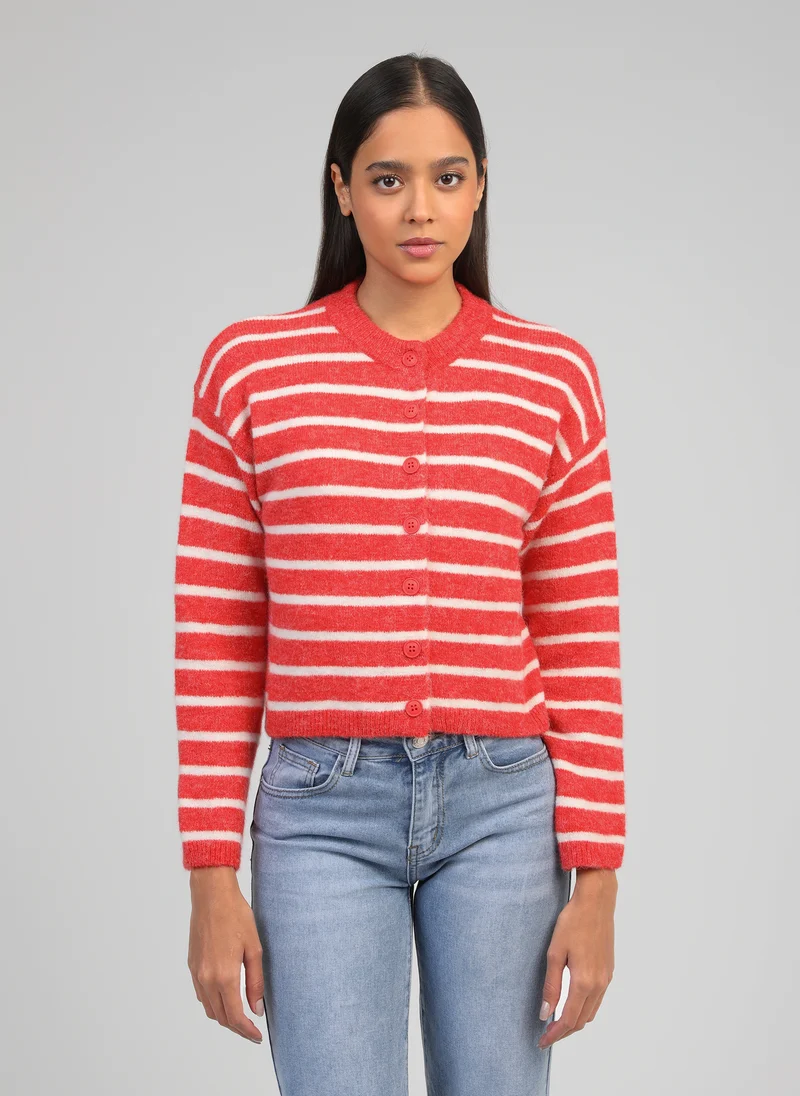 GILET LETINARA coquelicot