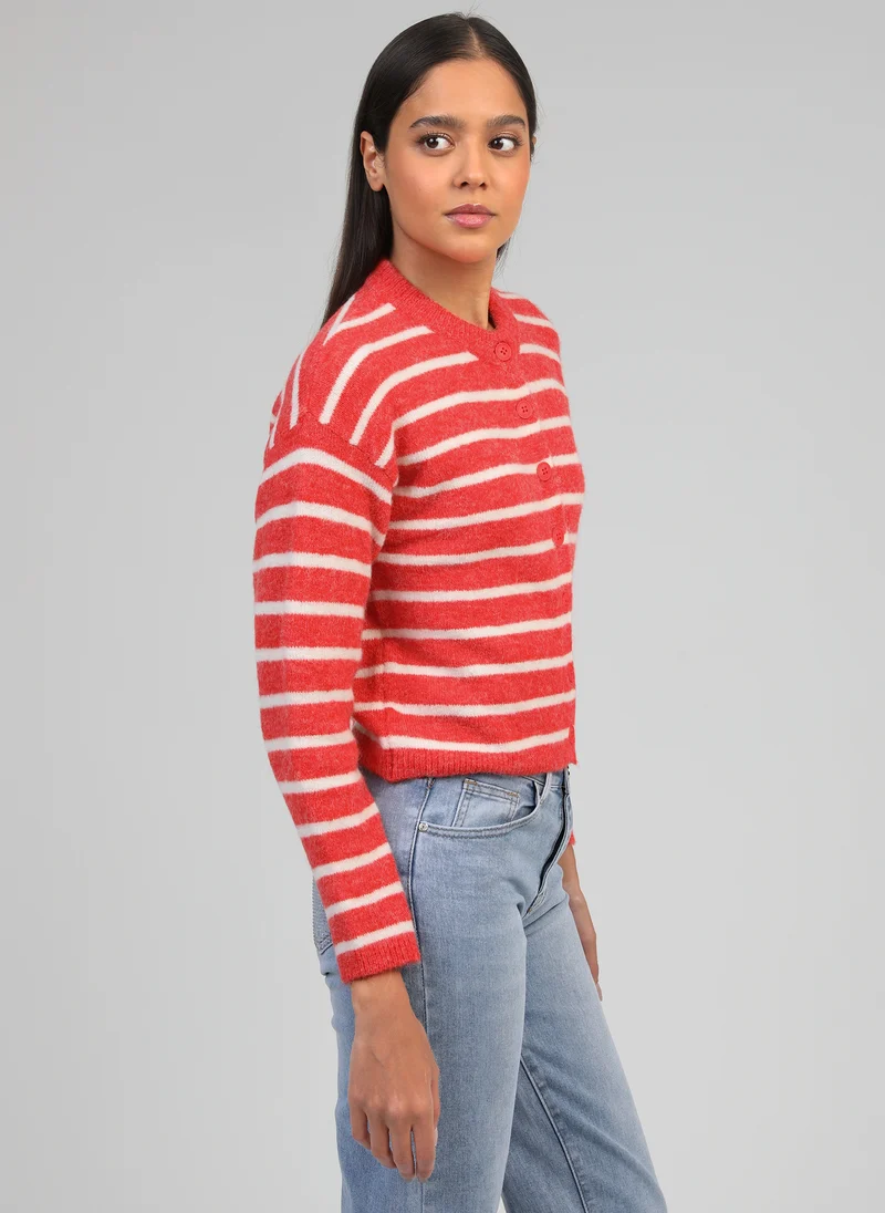GILET LETINARA coquelicot