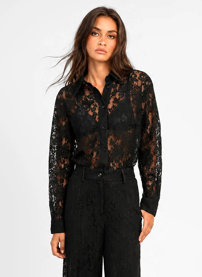 CHEMISE AMONINA noir
