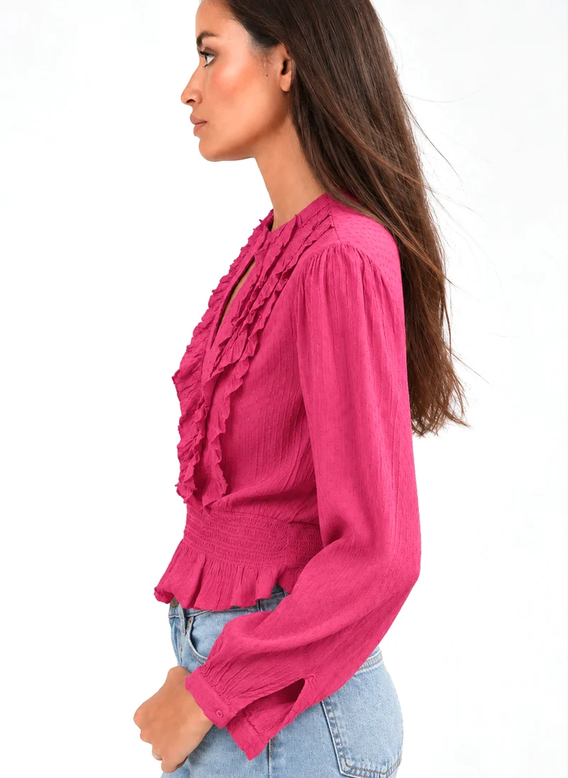 BLOUSE SADIANE rose