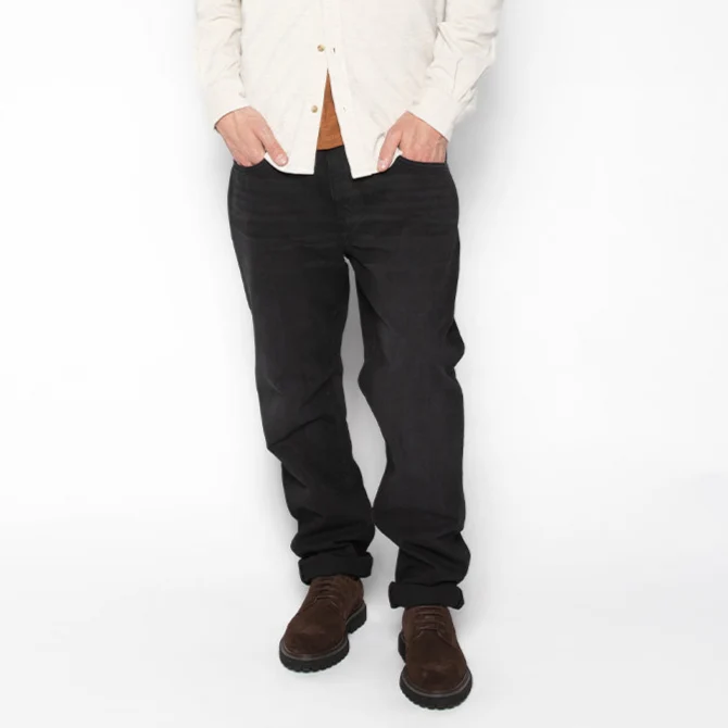 Jean 331 tapered fit noir en coton coupe large