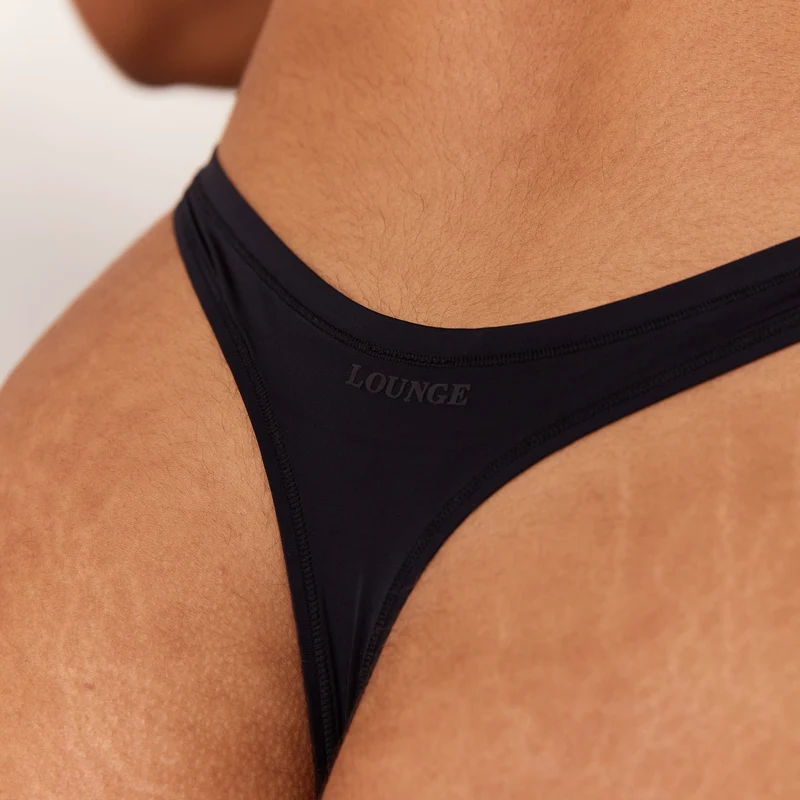 Barely There String - Noir