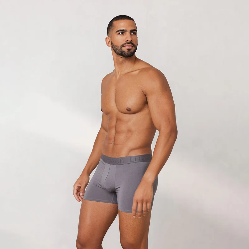 Boxers Luxe pour Homme (pack de 3) - Charbon