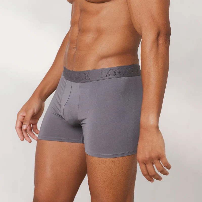 Boxers Luxe pour Homme (pack de 3) - Charbon