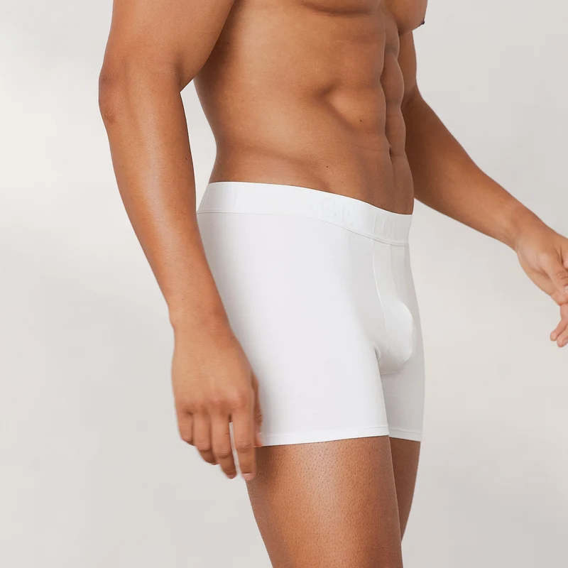 Boxers Luxe pour Homme (pack de 3) - Blanc