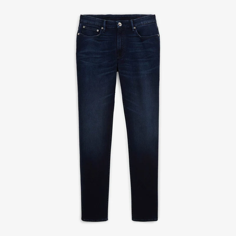 Jean 325 slim powertwist bleu foncé en coton