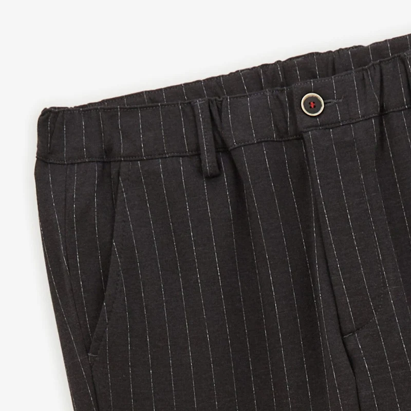 Pantalon 736 gris acier large