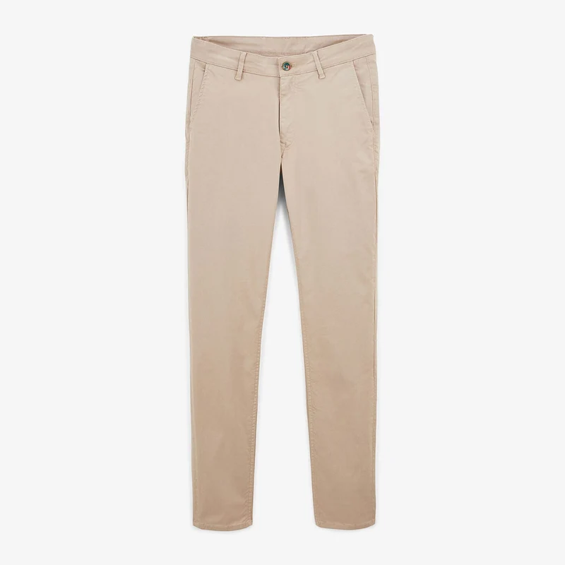 Chino 702 coupe droite confort beige mastic