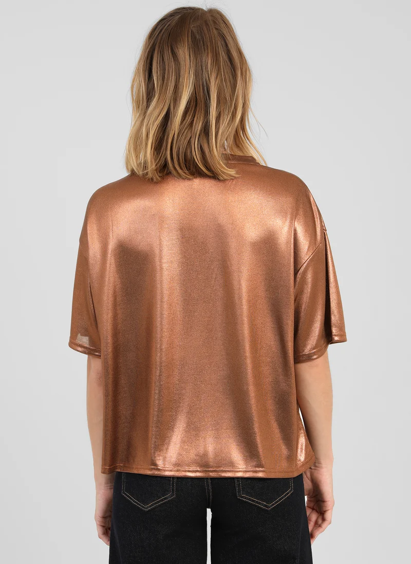 TEE-SHIRT AKOLA cuivre