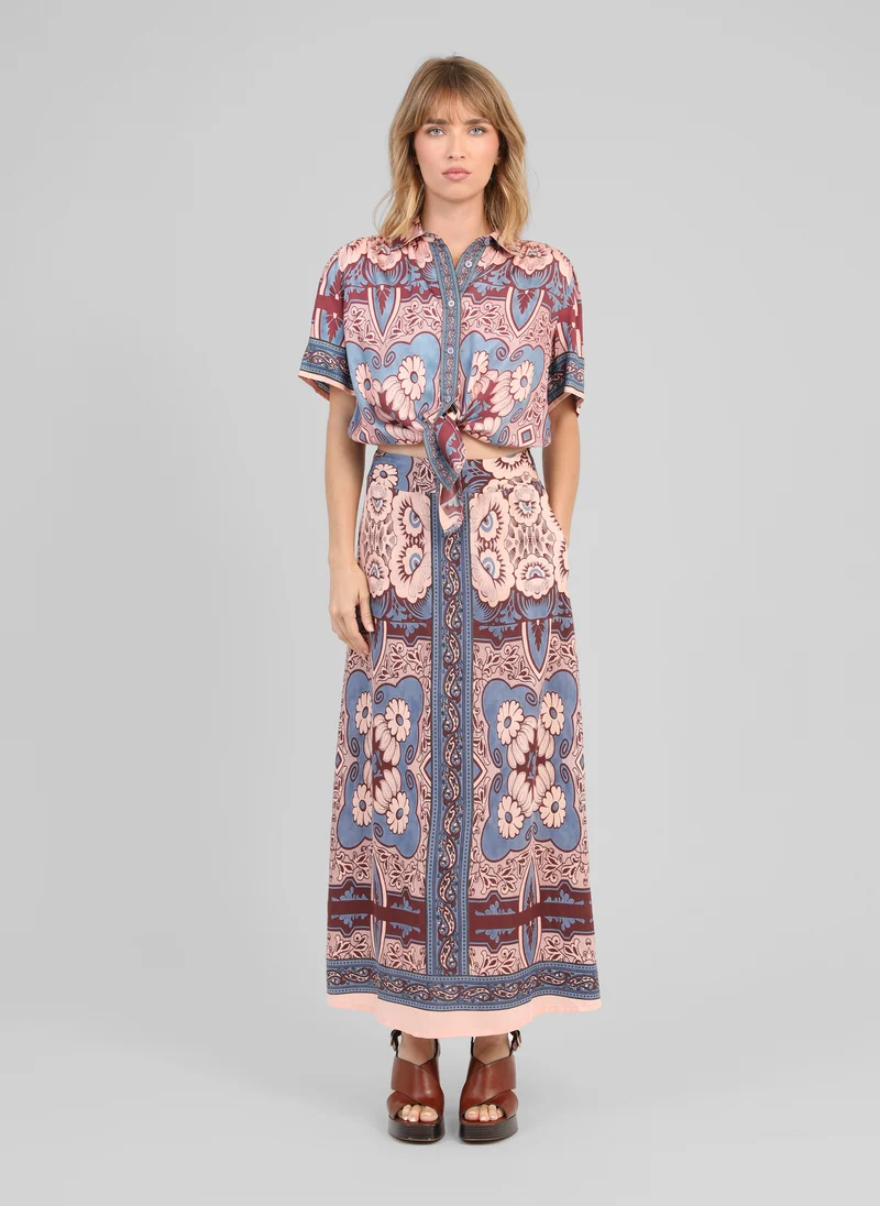 CHEMISE SUZANIE vitali bleu