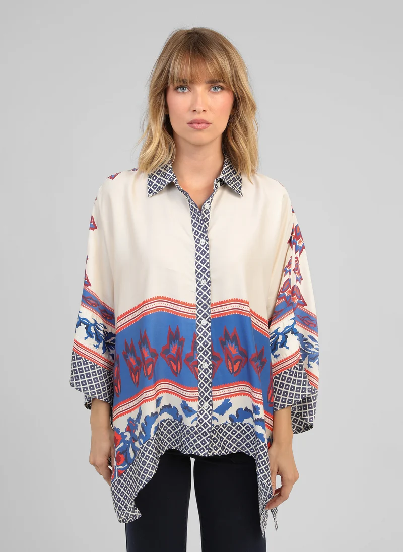 CHEMISE SARLENA galatea bleu