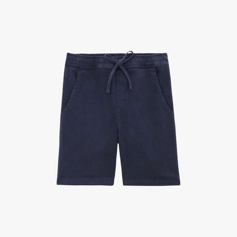 Bermuda bleu marine garçon en coton