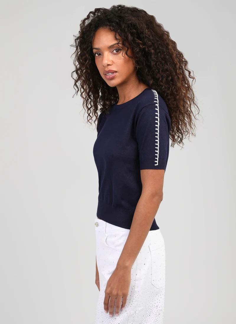 PULL NIKOLI marine