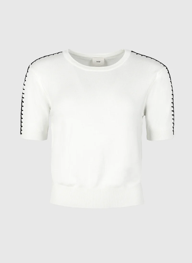 PULL NIKOLI blanc