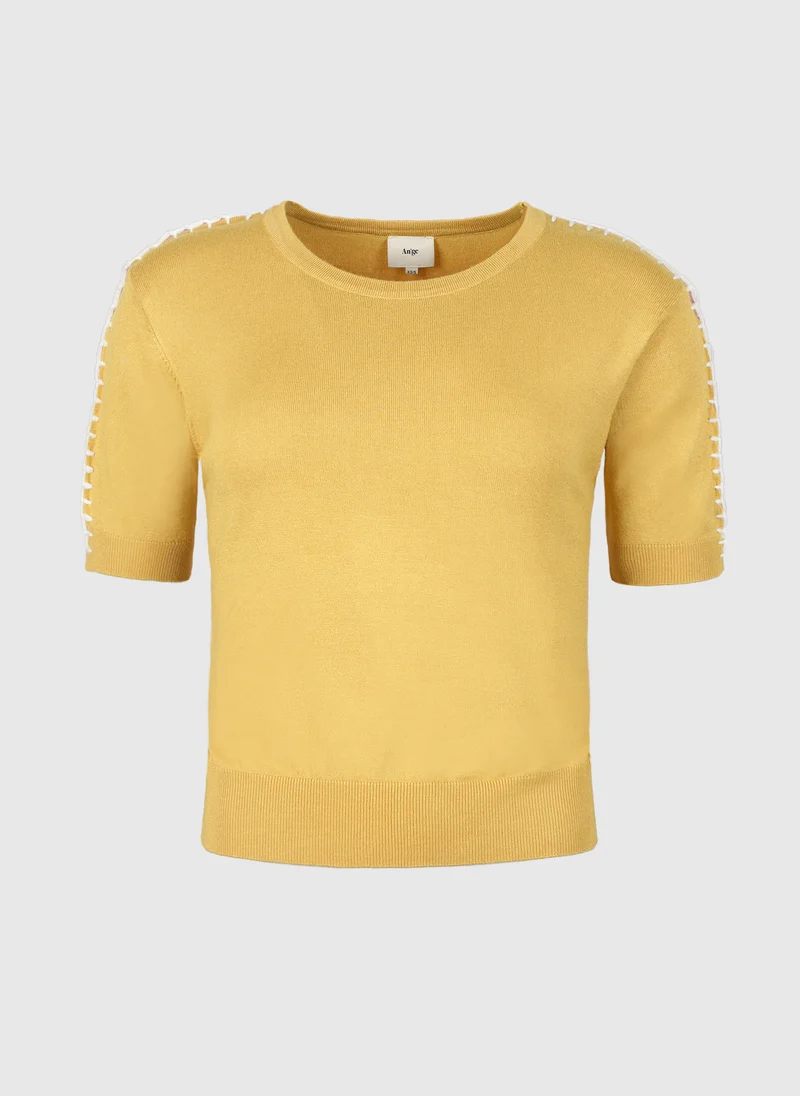 PULL NIKOLI jaune