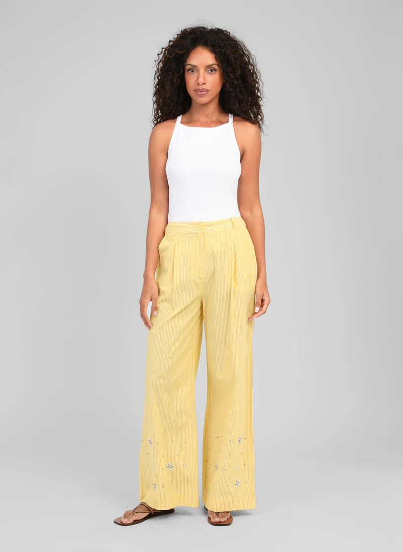 PANTALON RYLANA jaune