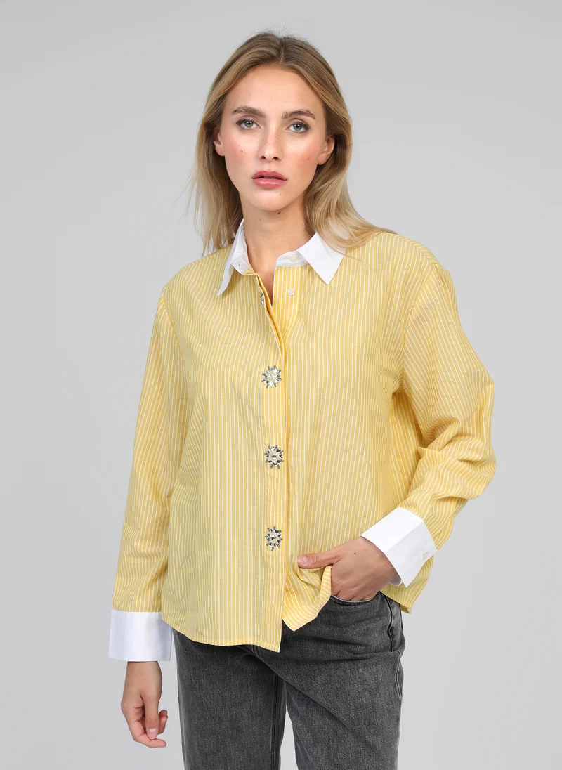 CHEMISE SYLANA jaune