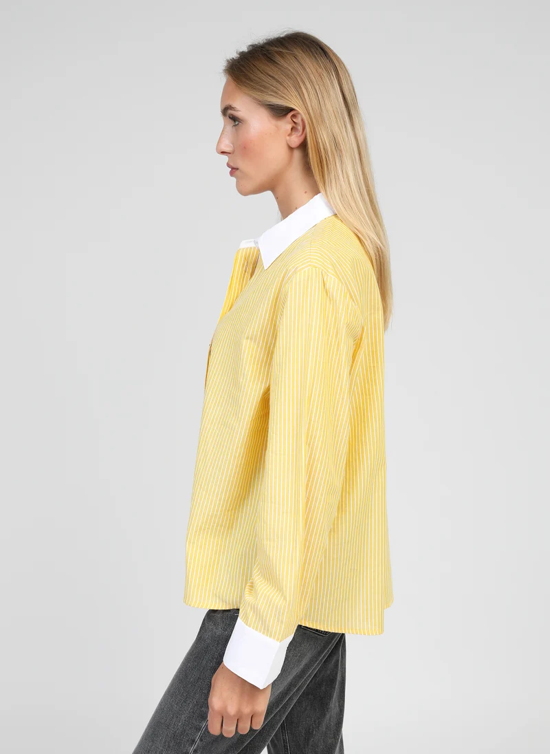 CHEMISE SYLANA jaune