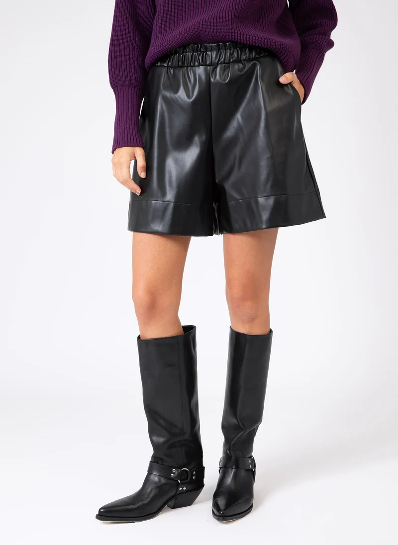 SHORT POUMY noir