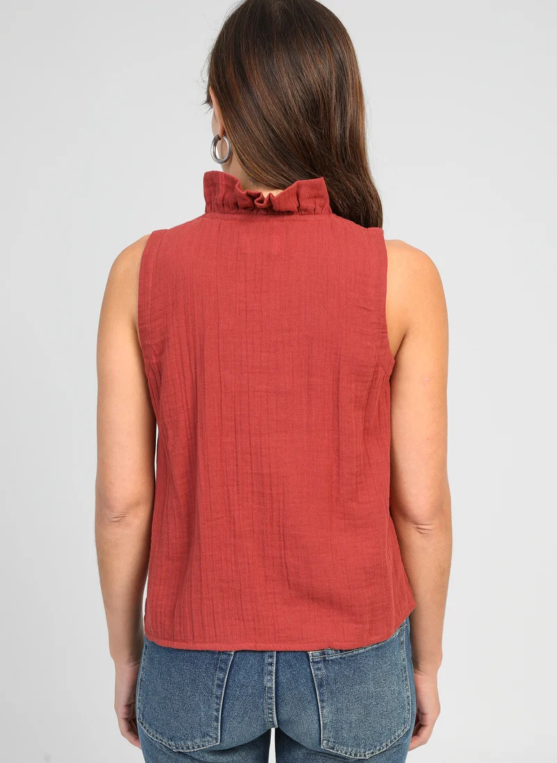 CHEMISE SILOE chocolat