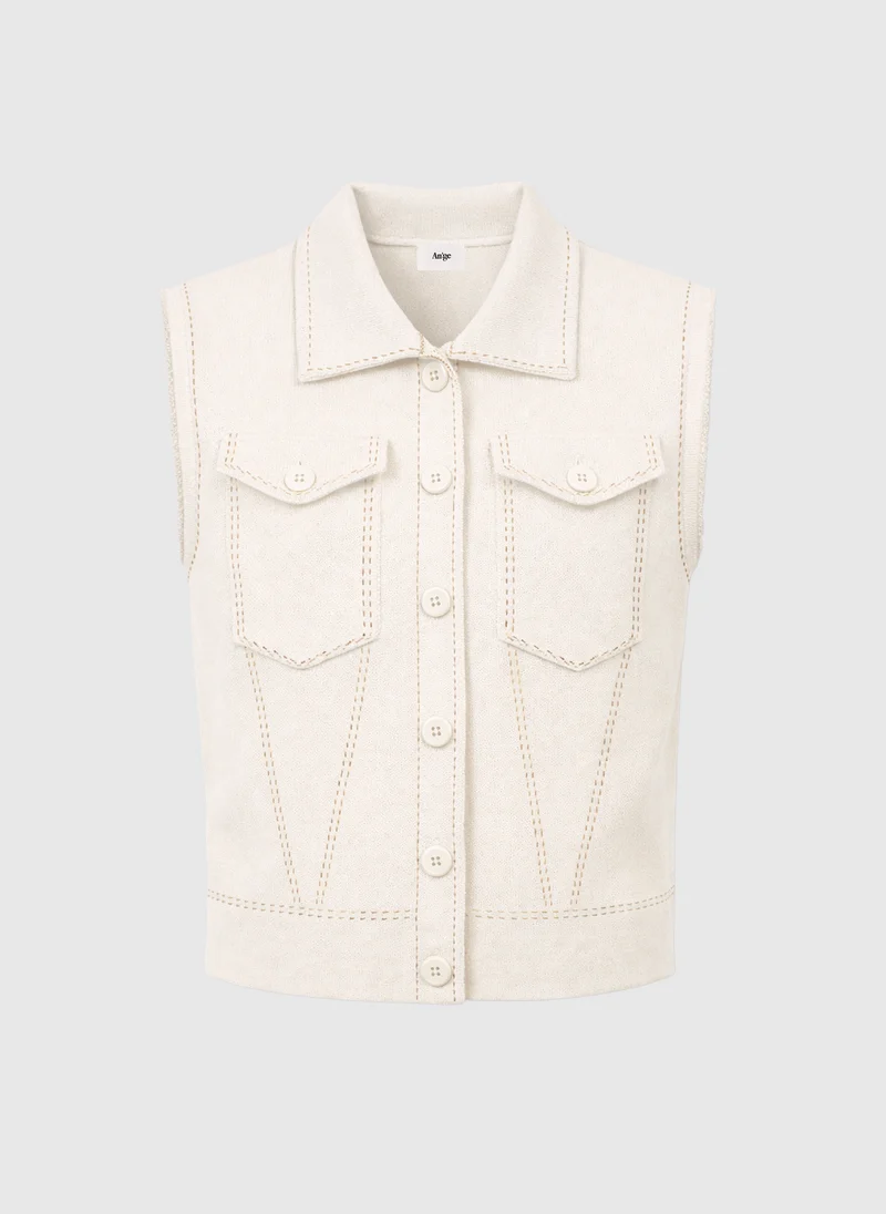 GILET LEWOODY ecru