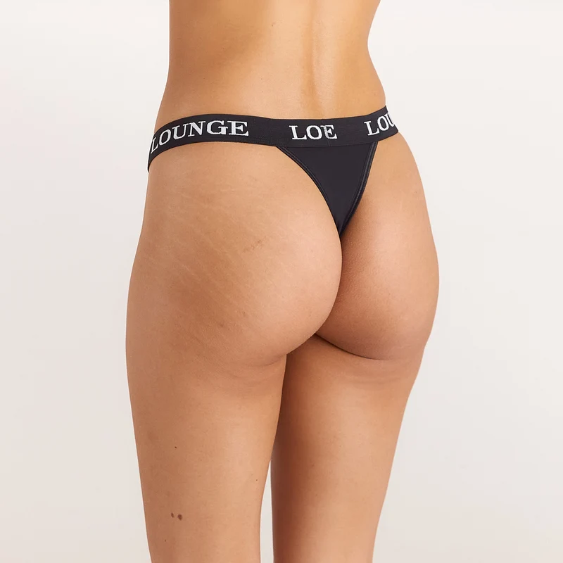 Bamboo Triangle String - Tout Noir