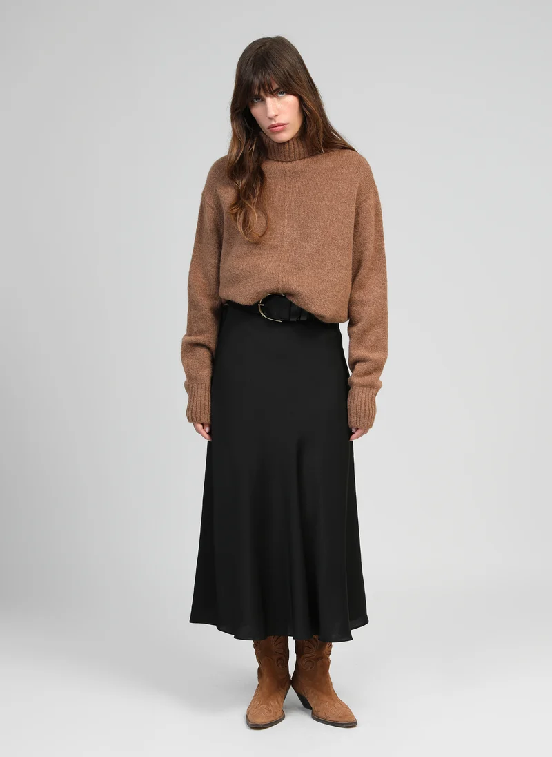 PULL LIPY marron glace