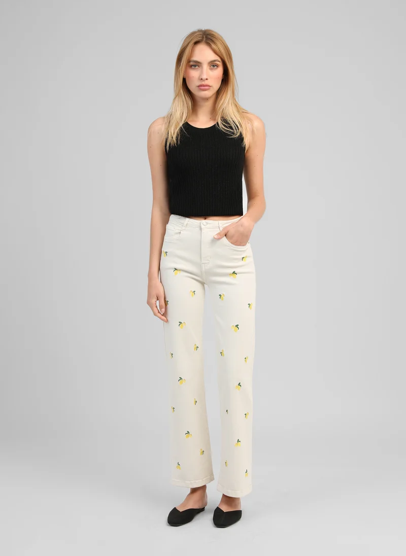 PANTALON PICITRON ecru