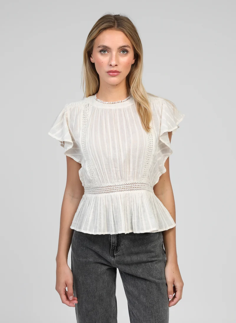 BLOUSE SALEKA ecru