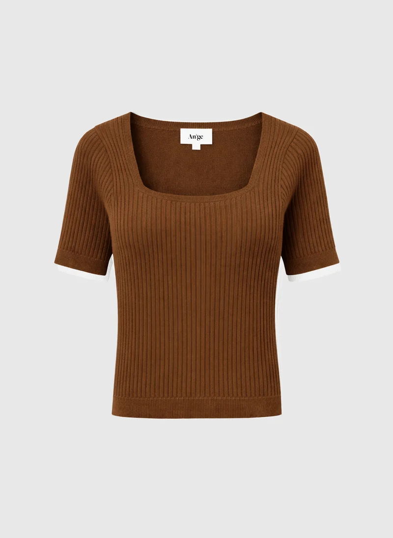 PULL LESIA marron