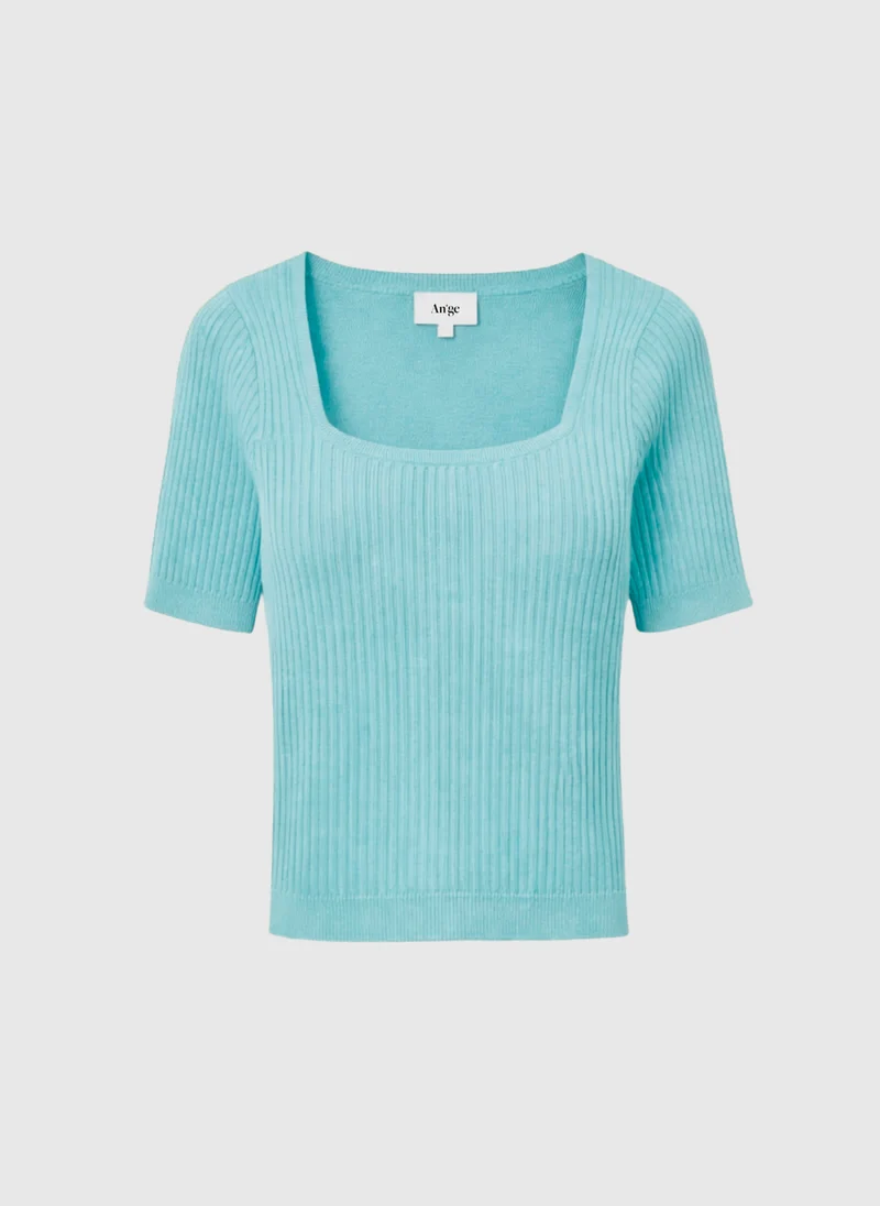 PULL LESIA turquoise
