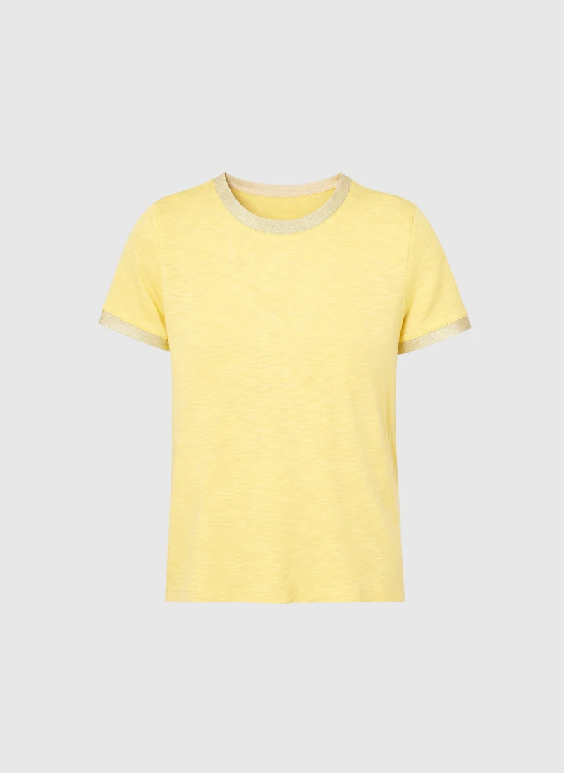 T-SHIRT TIXANA paille