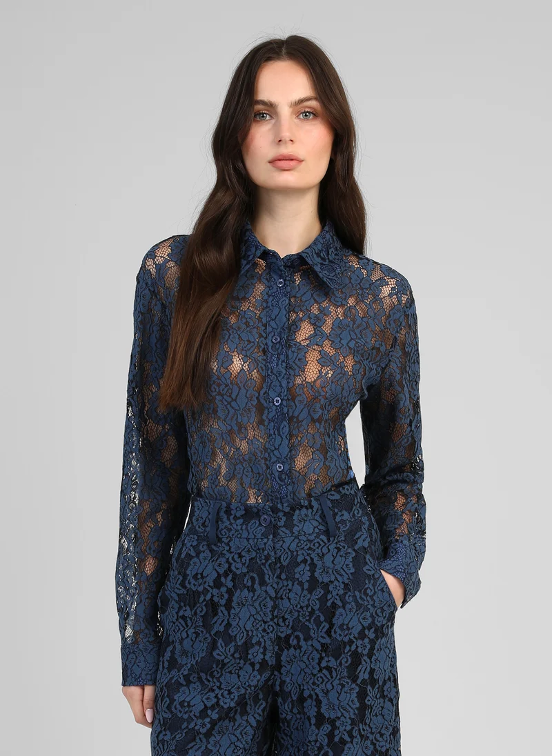 CHEMISE AMOLINA marine