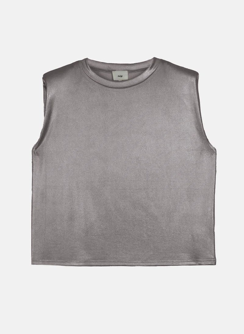 T-SHIRT AFLANY silver