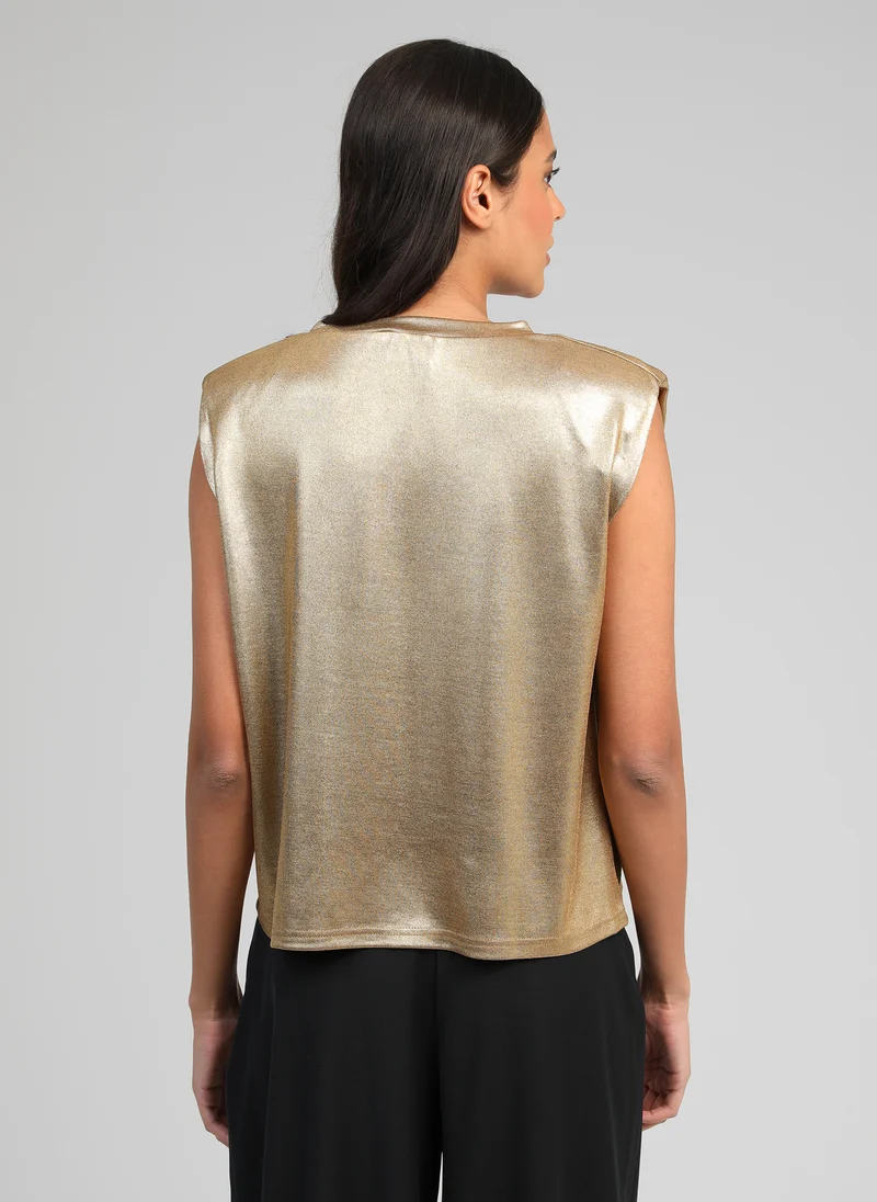 T-SHIRT AFLANY gold