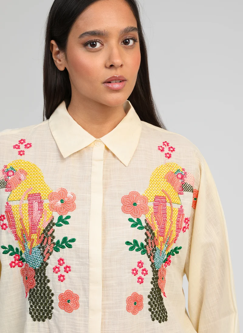 CHEMISE SHANNYLA écru